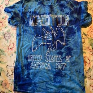 Led Zeppelin Tie-Dye T-Shirt Size Small